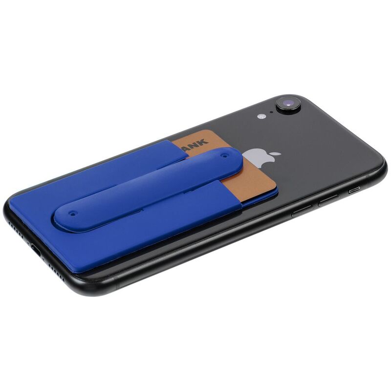 Чехол для карты на телефон Carver, синий арт.13340.40