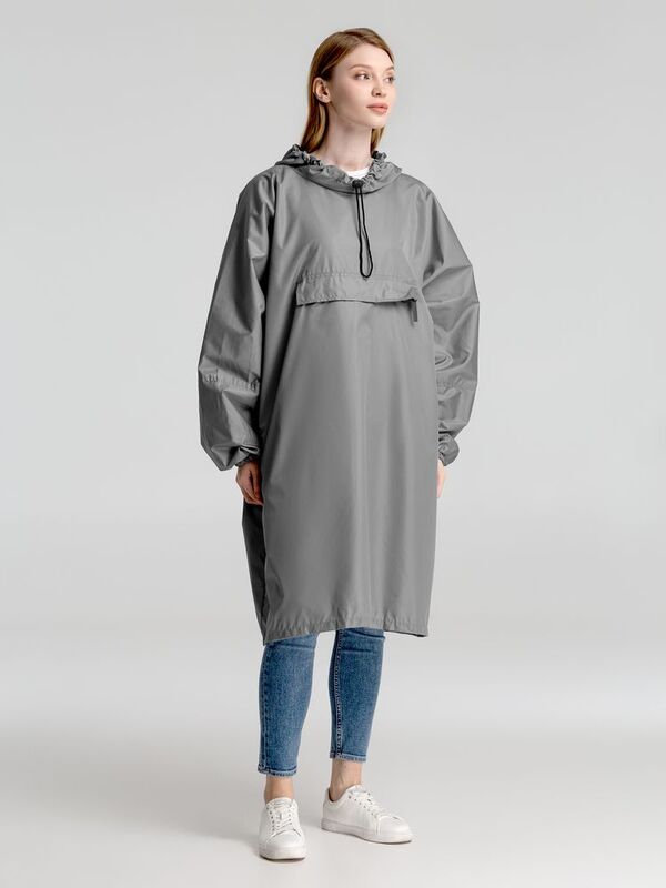 Дождевик-анорак Hard Work, серый, единый размер арт.71344.11