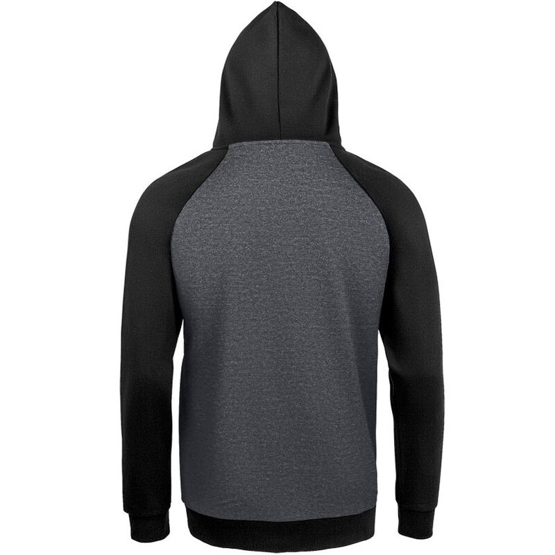 Толстовка унисекс Seattle, темный меланж с черным арт.02998993