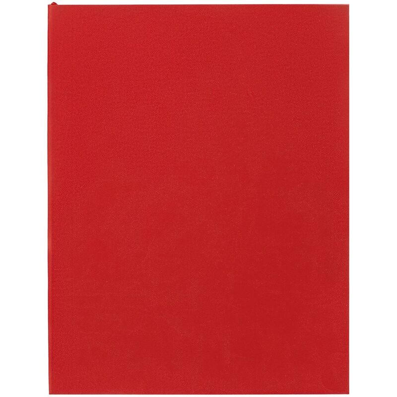 Ежедневник Flat Maxi, недатированный, красный арт.17892.50