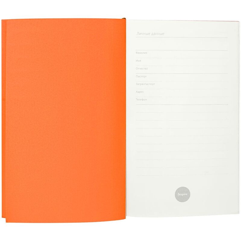 Ежедневник Flat Mini, недатированный, оранжевый арт.17894.20