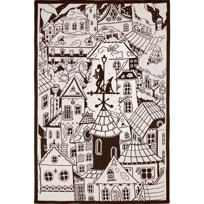 Плед на заказ Tricksy Net, 2 цвета, М, акрил арт.18035.01