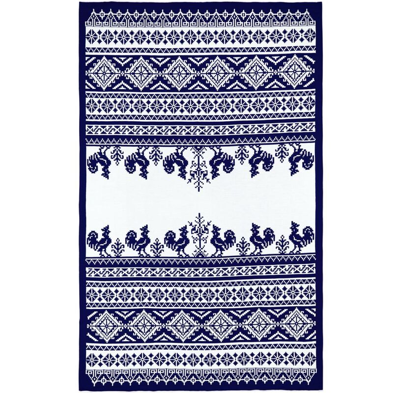 Плед на заказ Tricksy Net, 2 цвета, М, акрил арт.18035.01