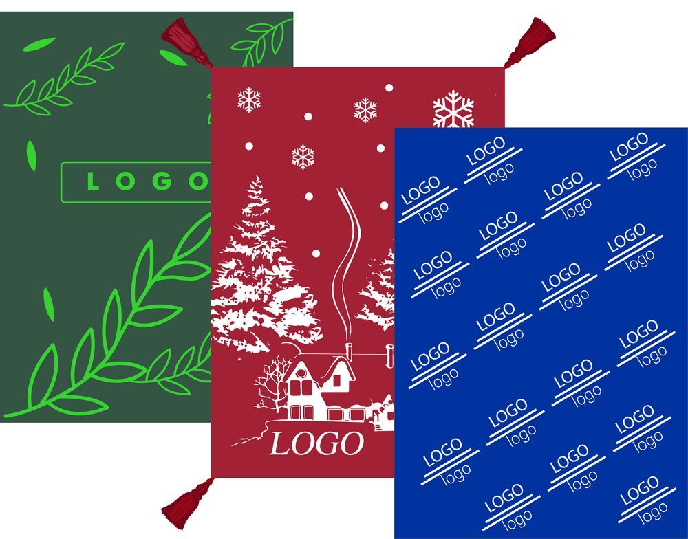 Плед на заказ Tricksy Net, 2 цвета, М, акрил арт.18035.01