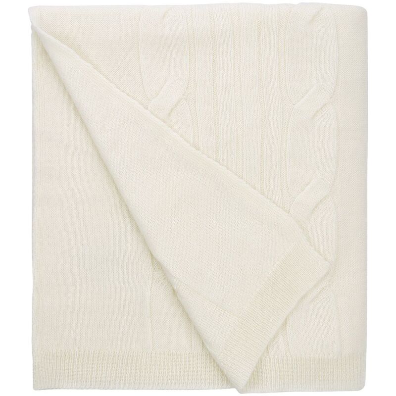 Плед Dantel, молочно-белый арт.18552.60