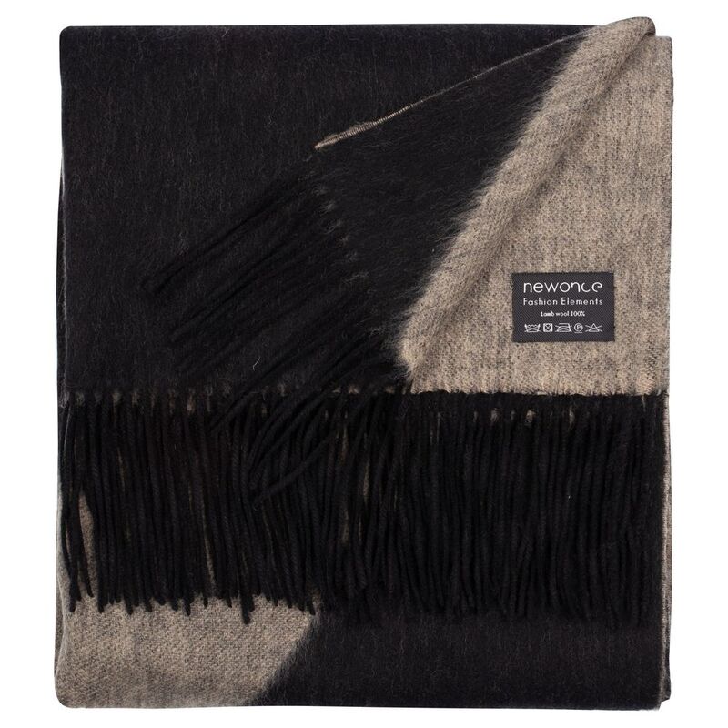 Палантин Charming, черный с бежевым арт.15987.31