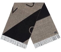 Палантин Charming, черный с бежевым арт.15987.31