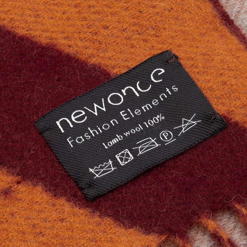 Палантин Charming, коричневый с оранжевым арт.15987.52