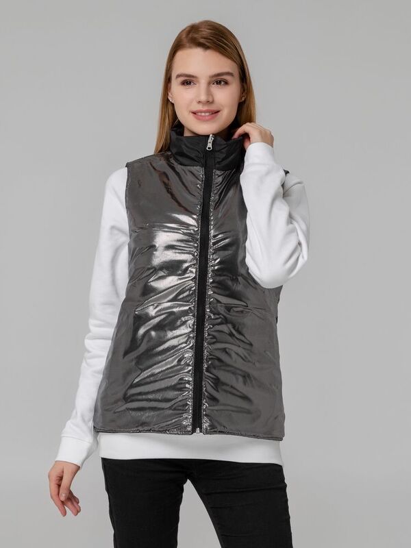 Жилет двусторонний Climb, черный арт.14320.30