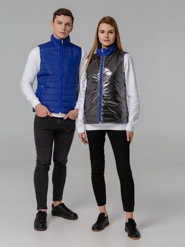 Жилет двусторонний Climb, ярко-синий (сапфир) арт.14320.40