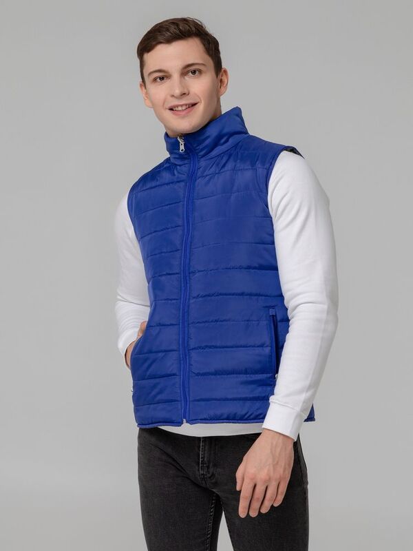 Жилет двусторонний Climb, ярко-синий (сапфир) арт.14320.40