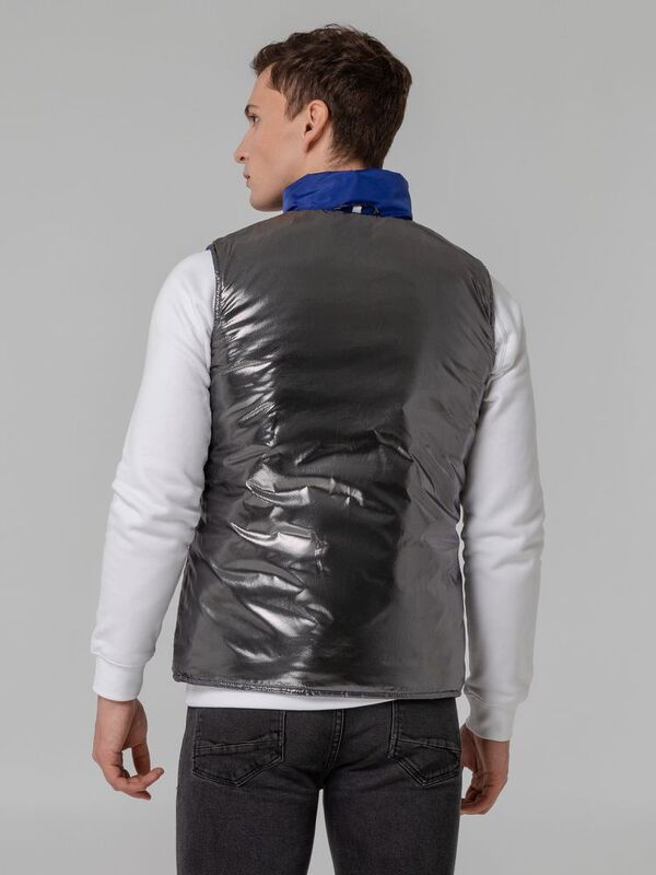 Жилет двусторонний Climb, ярко-синий (сапфир) арт.14320.40