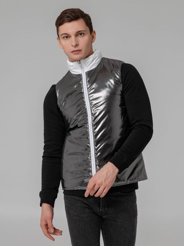 Жилет двусторонний Climb, белый арт.14320.60