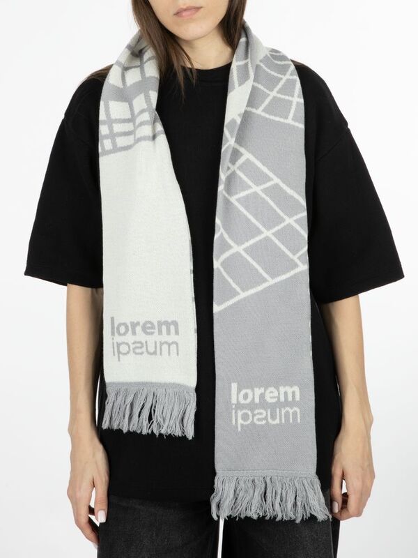 Шарф на заказ Tricksy Classic Fint, M, полушерсть арт.18818.02