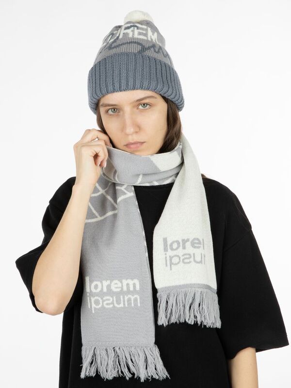 Шарф на заказ Tricksy Classic Fint, M, полушерсть арт.18818.02