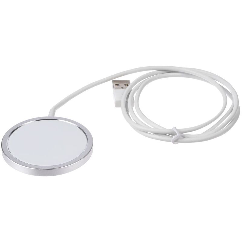 Беспроводное зарядное устройство с магнитами Magmate, серебристое арт.22023.10