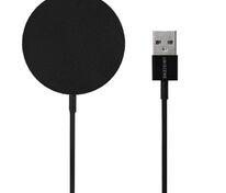 Беспроводное зарядное устройство с магнитами Magmate, черное арт.22023.30