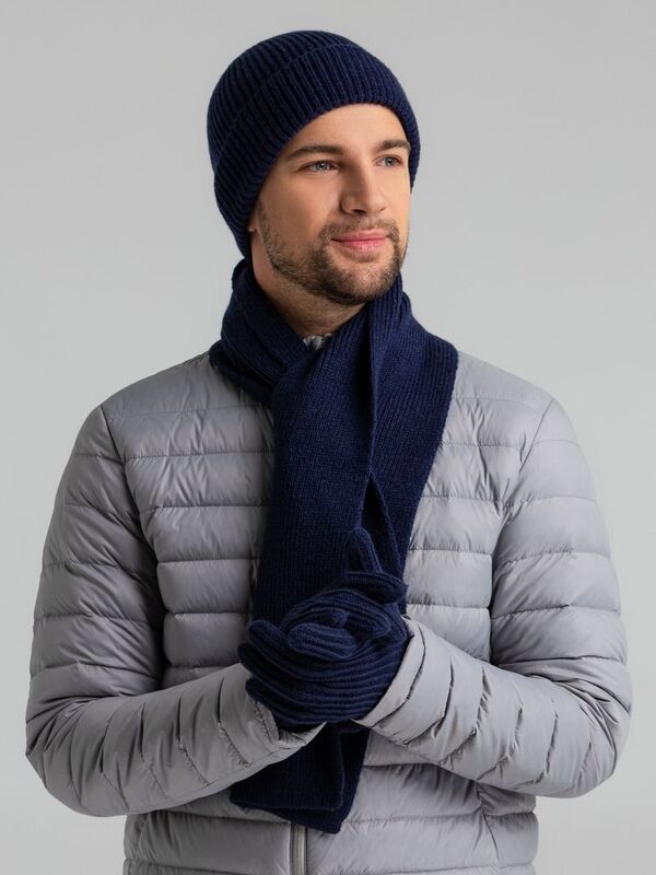 Шапка Bernard, темно-синяя арт.20085.44