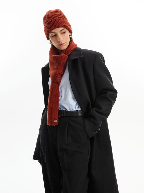 Шапка Bernard, коричневая (терракота) арт.20085.55