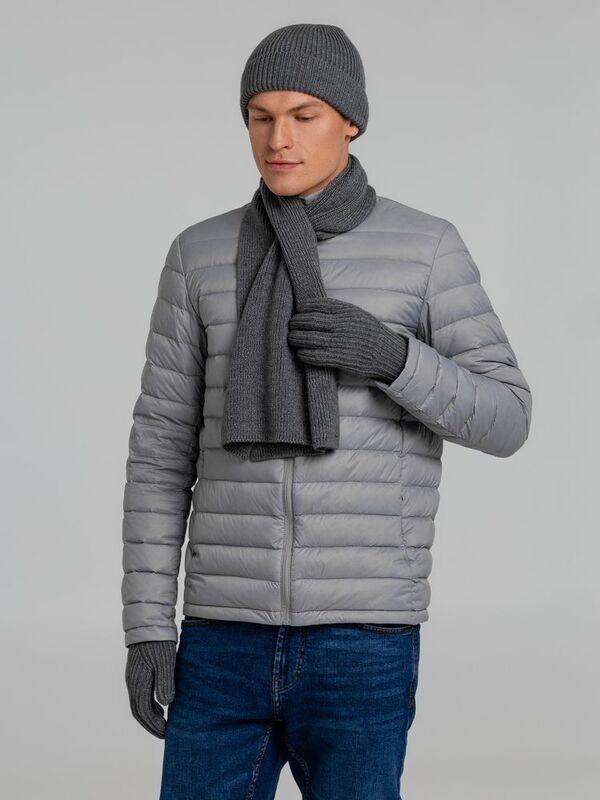 Шарф Bernard, серый меланж арт.20086.16