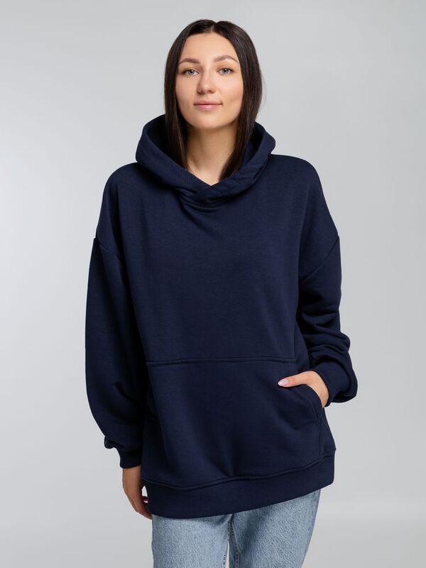 Худи оверсайз Kulonga Comfort, темно-синее арт.14202.40