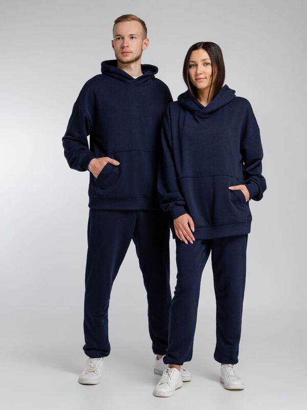 Худи оверсайз Kulonga Comfort, темно-синее арт.14202.40