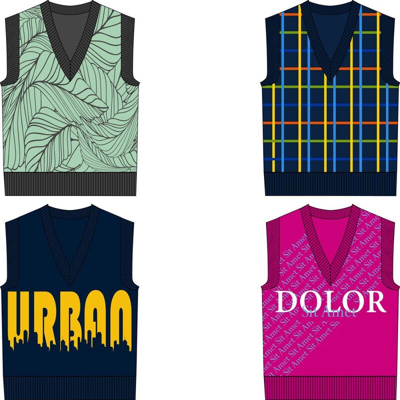 Жилет оверсайз Tricksy Net на заказ, акрил арт.18834.01