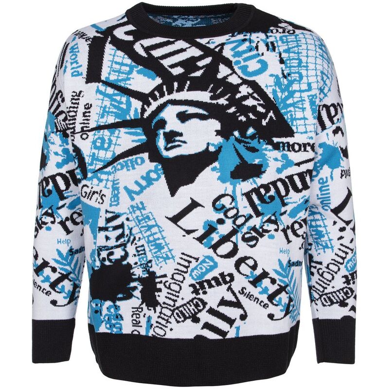 Свитер оверсайз на заказ Tricksy Net, акрил арт.18836.01