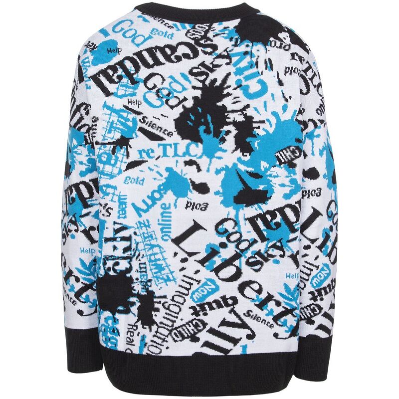 Свитер оверсайз на заказ Tricksy Net, акрил арт.18836.01