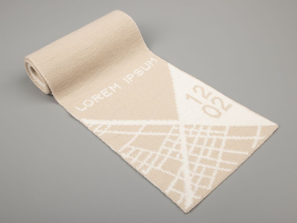 Шарф на заказ Tricksy Rand, S, полушерсть арт.18837.02