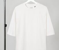 Футболка оверсайз унисекс Kosmos 2.0, кремовая арт.14610.60