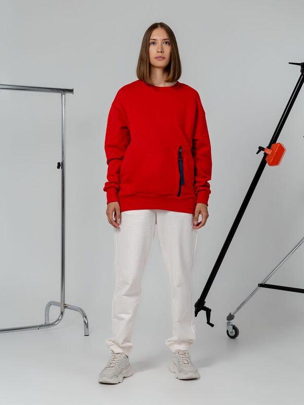 Свитшот унисекс Kosmos 2.0, темно-синий арт.14613.40