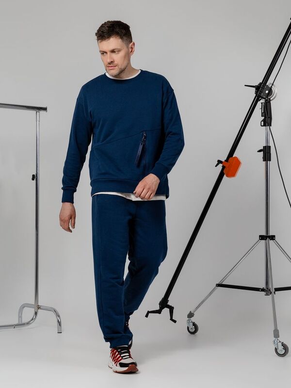 Свитшот унисекс Kosmos 2.0, кремовый арт.14613.60