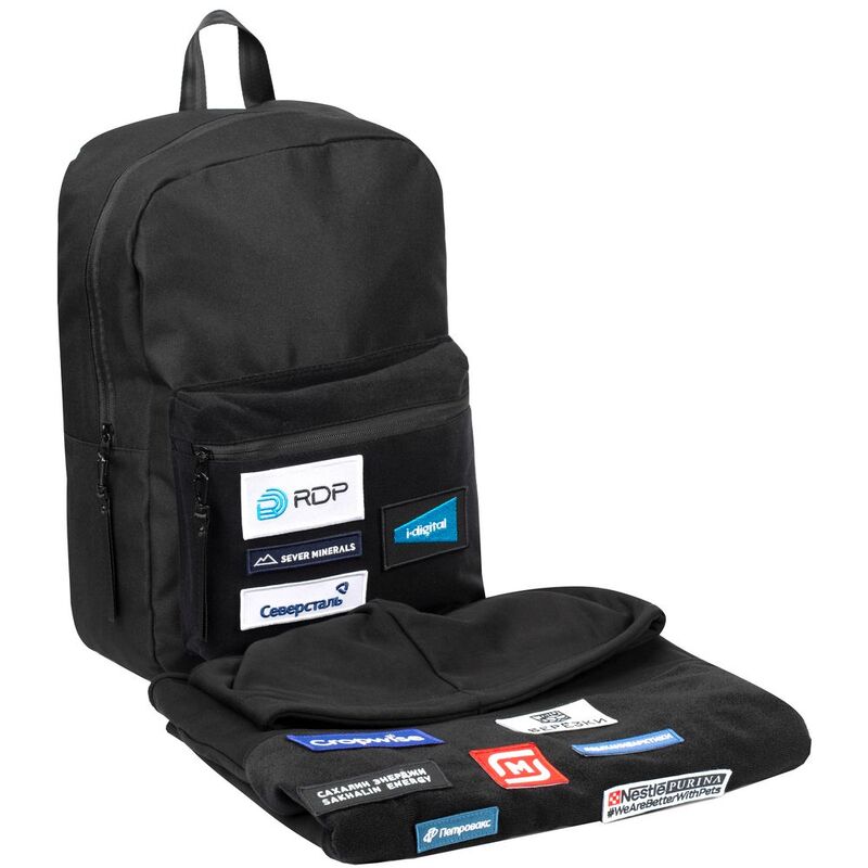 Рюкзак Patch Catcher с карманом из липучки, черный арт.13422.30