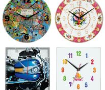 Часы стеклянные на заказ Time Wheel арт.18865.01