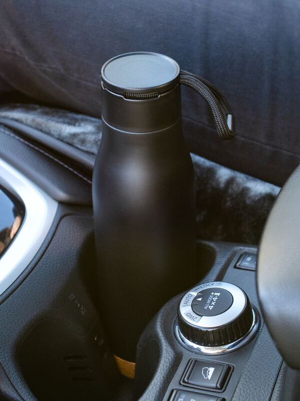 Термобутылка Steady, черная арт.13557.30