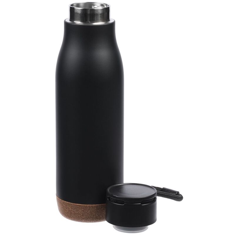 Термобутылка Steady, черная арт.13557.30