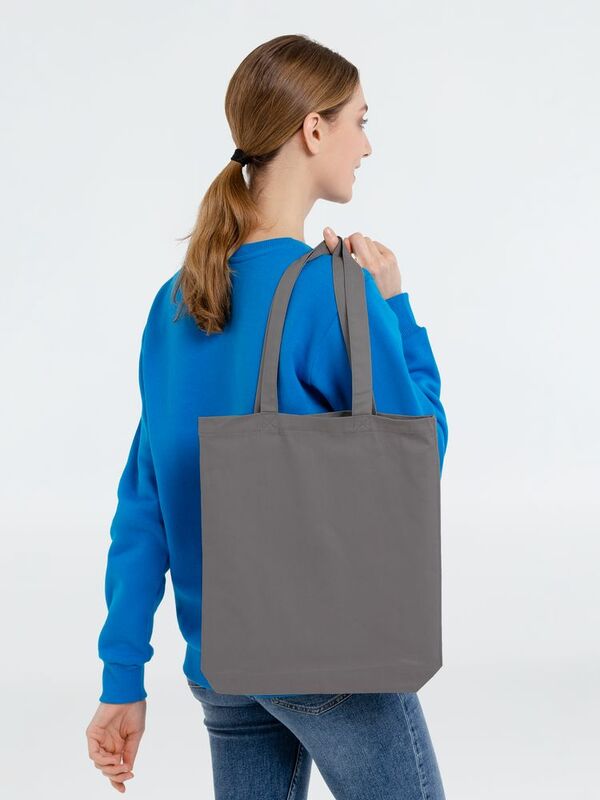 Холщовая сумка Avoska, темно-серая (серо-стальная) арт.11293.13