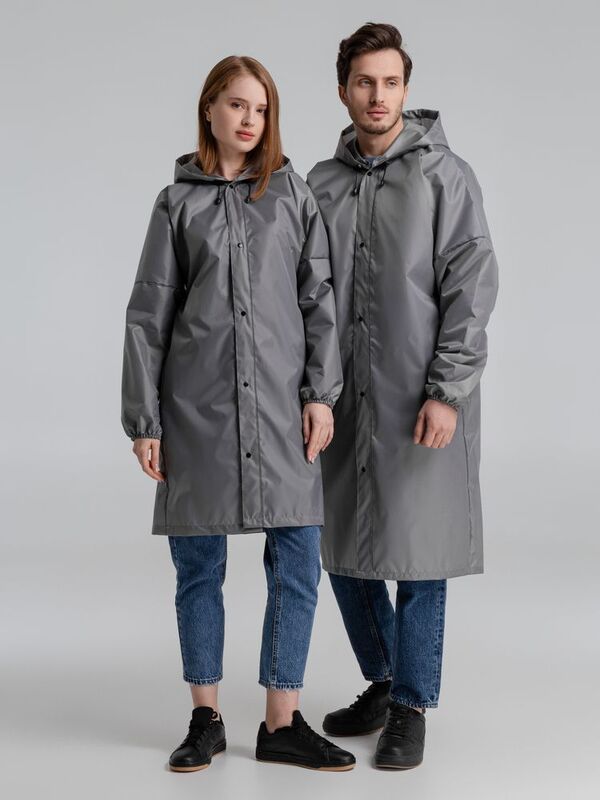 Дождевик со светоотражающими элементами Rainman Blink, серый арт.13346.11