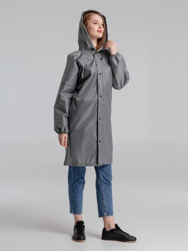 Дождевик со светоотражающими элементами Rainman Blink, серый арт.13346.11