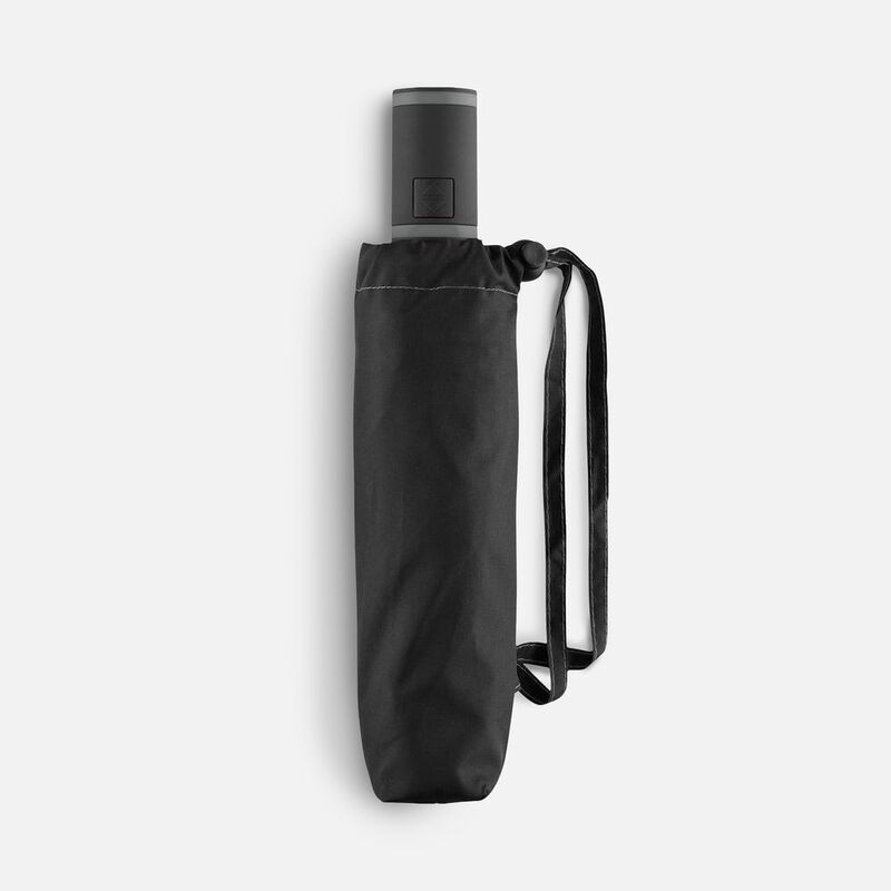 Зонт складной AOC Mini с цветными спицами, серый арт.64715.11