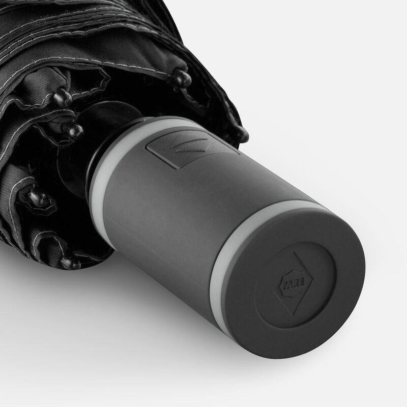 Зонт складной AOC Mini с цветными спицами, серый арт.64715.11