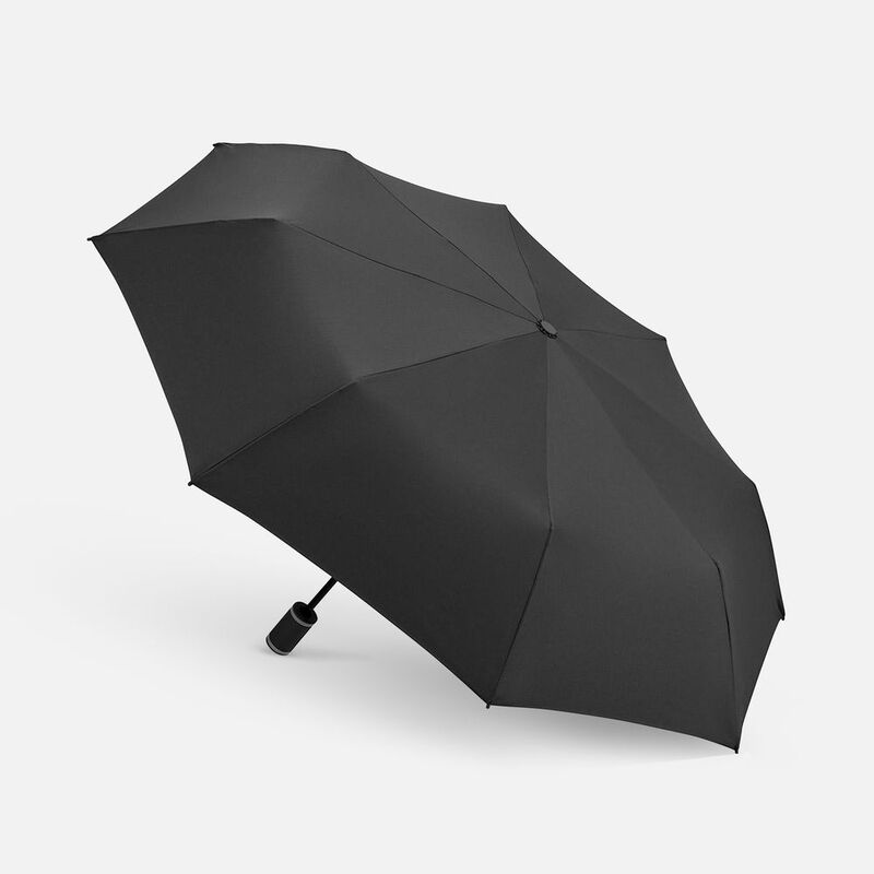 Зонт складной AOC Mini с цветными спицами, серый арт.64715.11