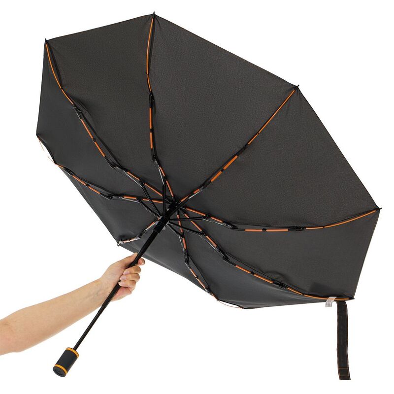 Зонт складной AOC Mini с цветными спицами, оранжевый арт.64715.20