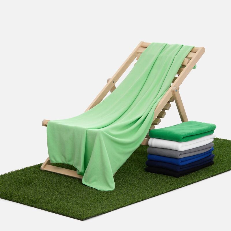 Флисовый плед Warm&Peace, светло-зеленый арт.7669.94