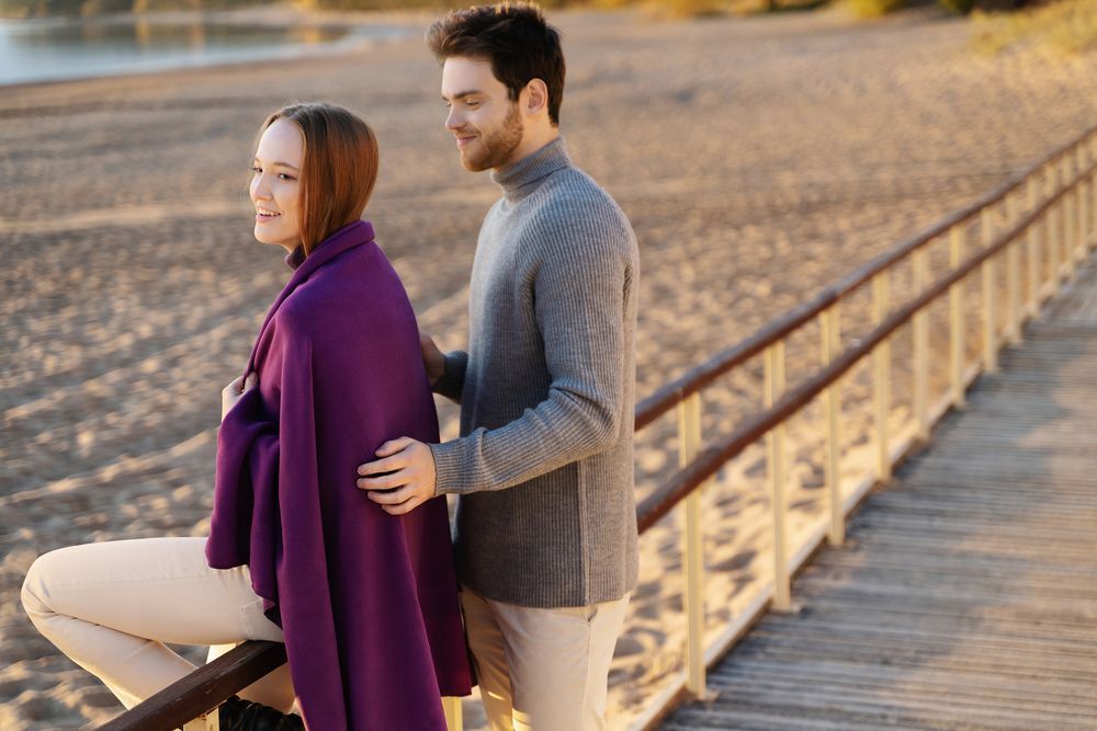 Флисовый плед Warm&Peace, бежевый арт.7669.00