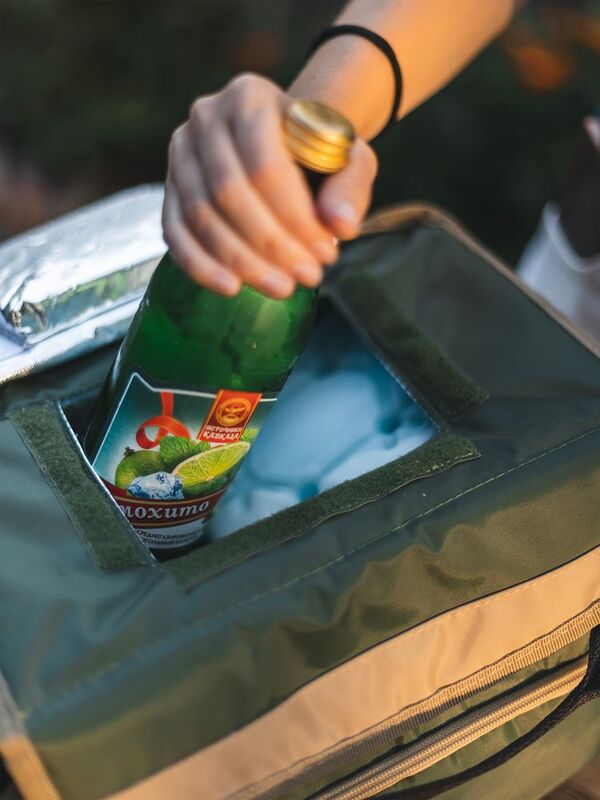 Термосумка с люком &laquo;Арктика&raquo;, M, зеленая арт.13676.90