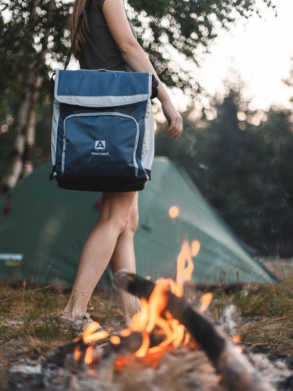 Термосумка с люком &laquo;Арктика&raquo;, M, синяя арт.13676.40