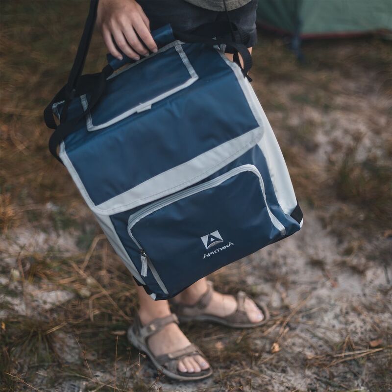 Термосумка с люком &laquo;Арктика&raquo;, M, синяя арт.13676.40