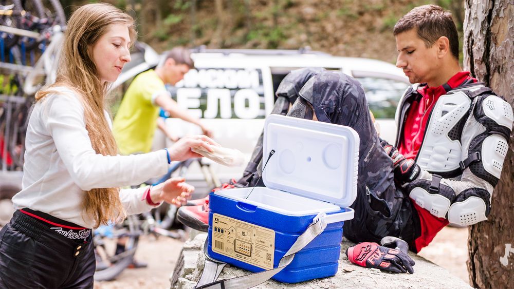 Термоконтейнер &laquo;Арктика&raquo;, M, синий арт.13654.40